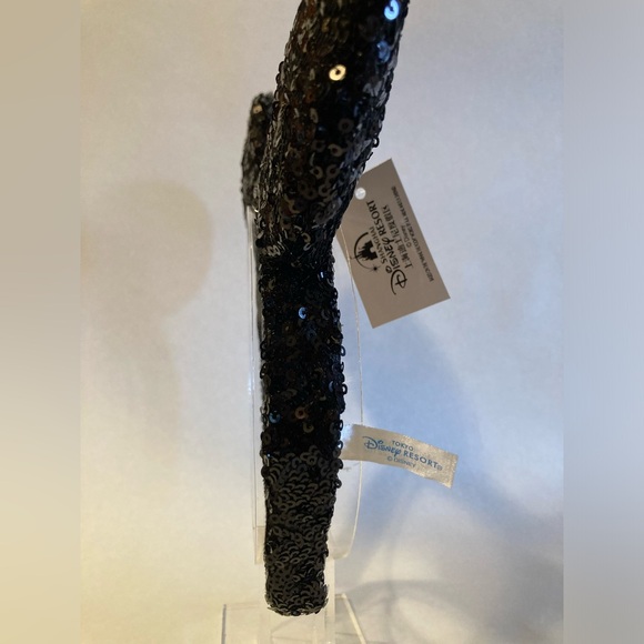 Disney Mickey Mouse Black Sequin Ears Headband NWT - Picture 4 of 10